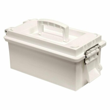 WISE SEATING 5601140 15 x 7.75 x 6.5 in. Boaters Small Dry Box, White W7Z_5601140